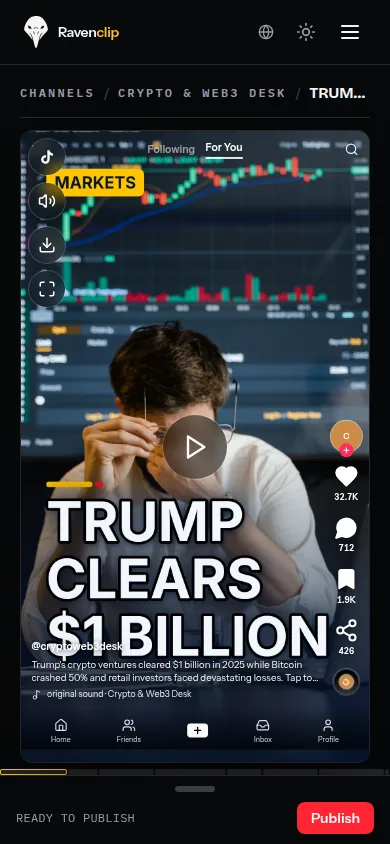 Studio editor at mobile resolution